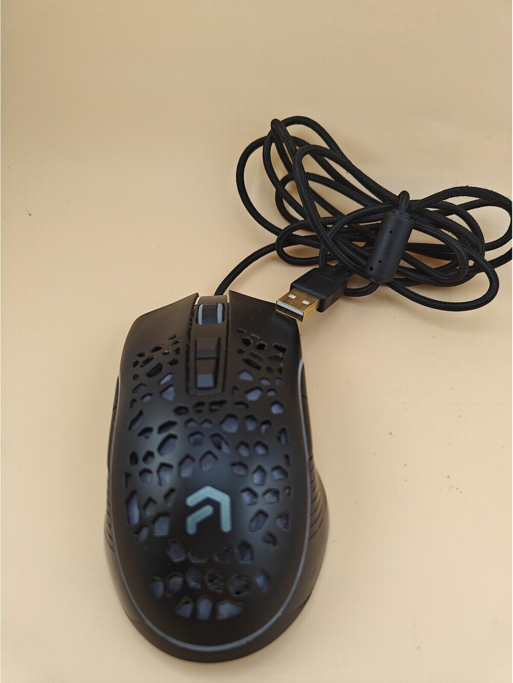 Geeknet GSME01 Wired USB Gaming Mouse LED Optical PC Laptop Black Tested